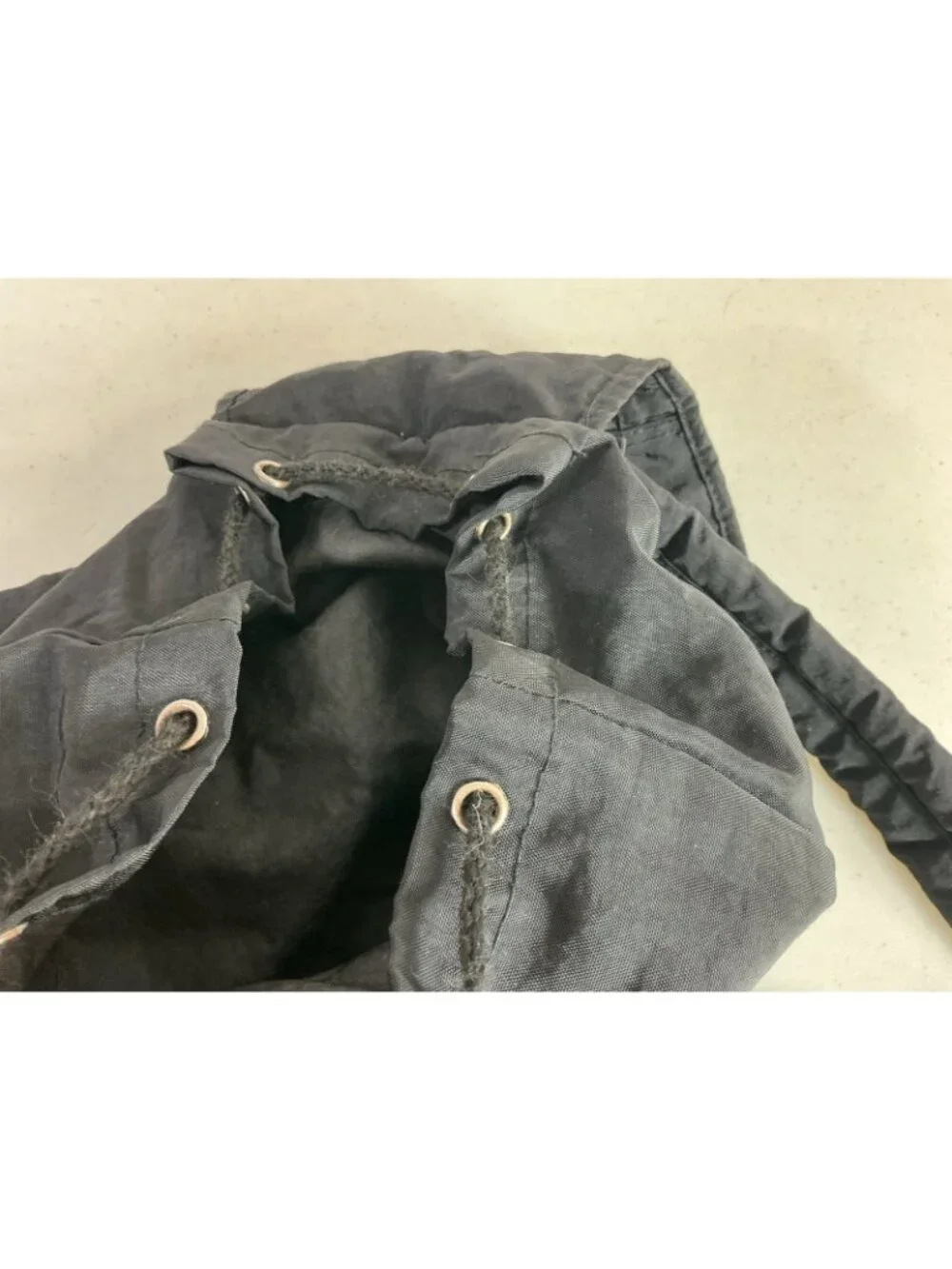 Vintage Woolrich Backpack Black Nylon Bag